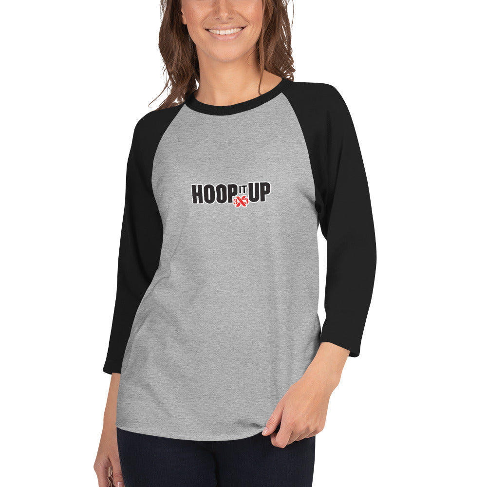 Raglan Hoop It Up 3/4 sleeve shirt