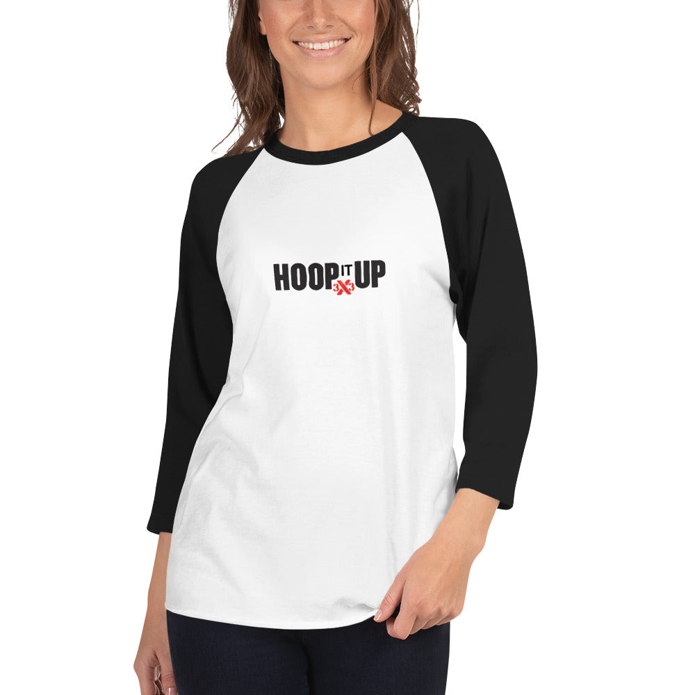 Raglan Hoop It Up 3/4 sleeve shirt