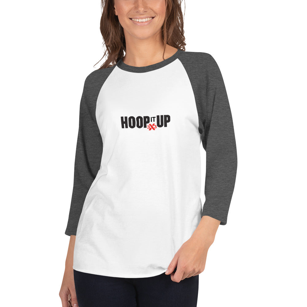 Raglan Hoop It Up 3/4 sleeve shirt
