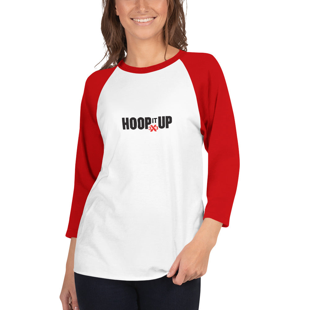 Raglan Hoop It Up 3/4 sleeve shirt