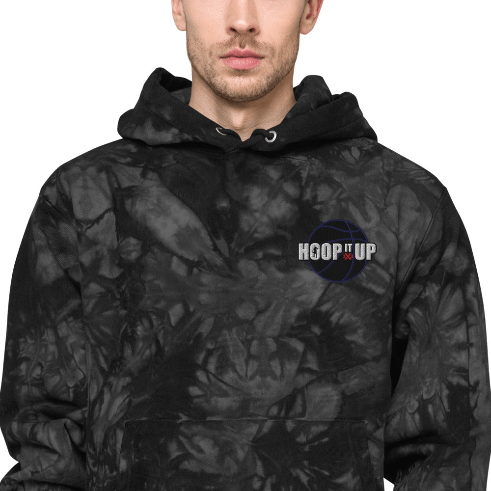 Hoop It Up Champion tie-dye hoodie
