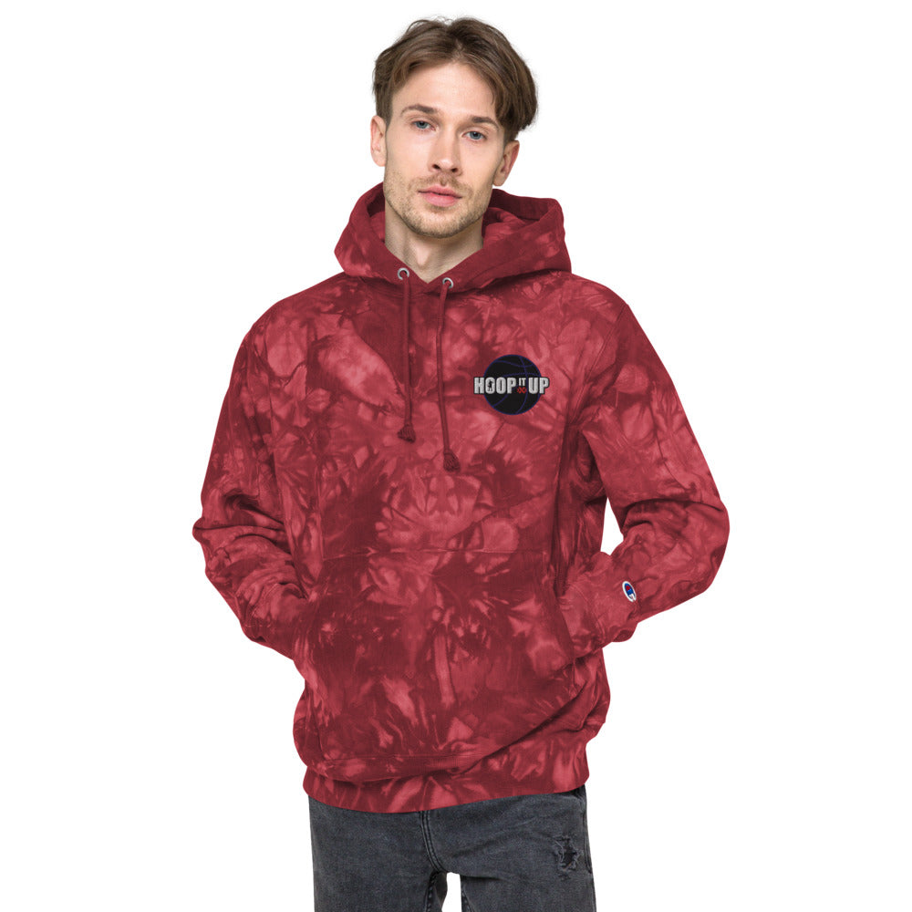Hoop It Up Champion tie-dye hoodie