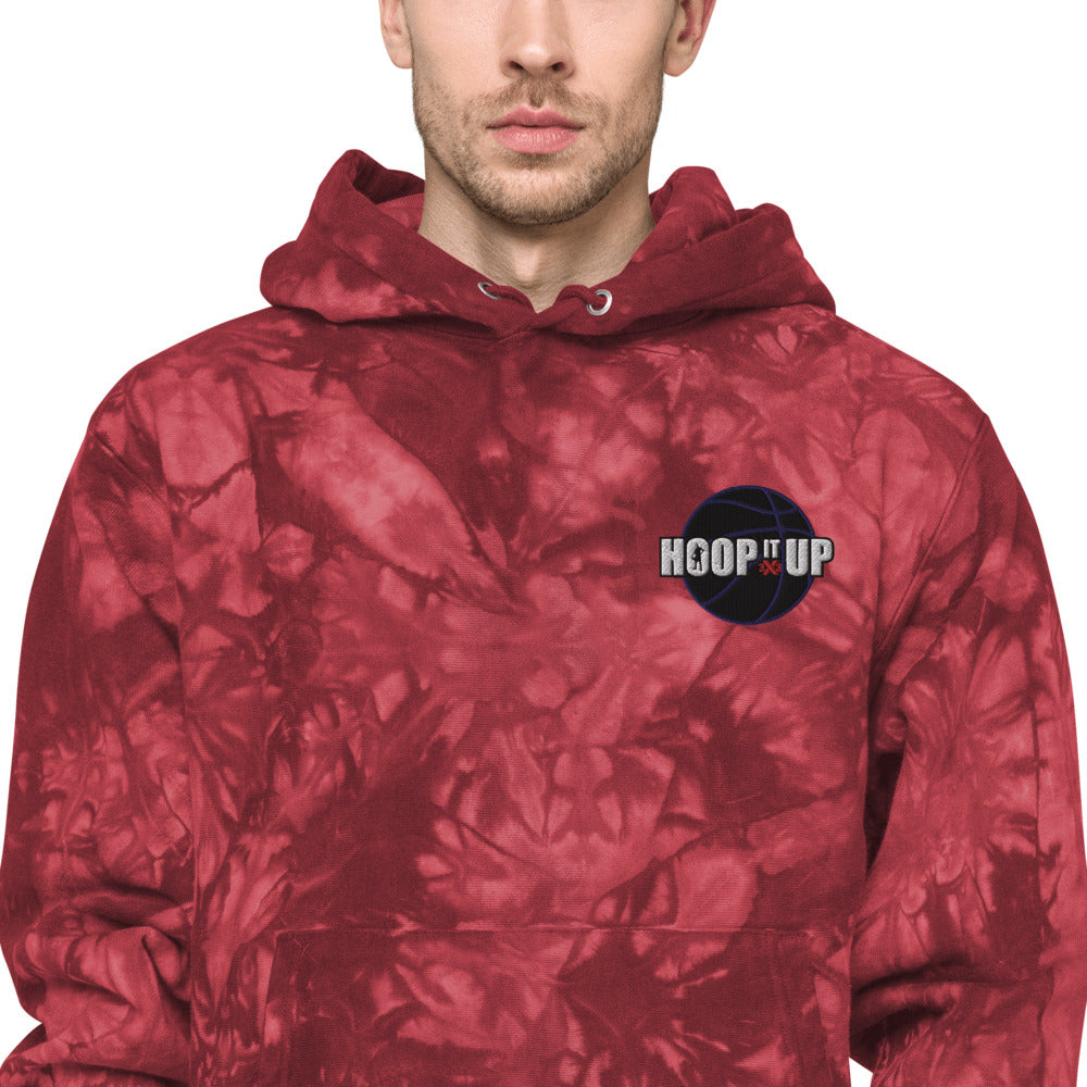Hoop It Up Champion tie-dye hoodie
