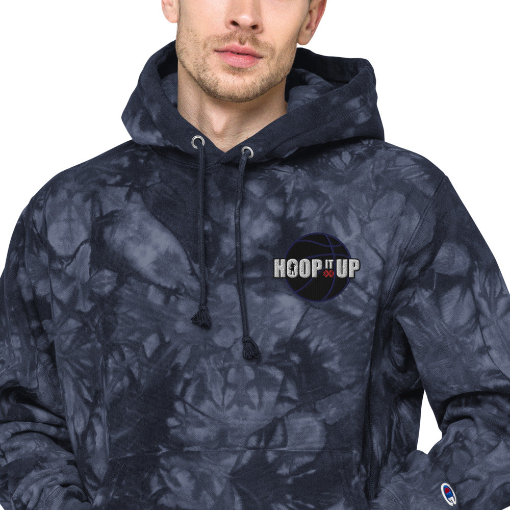 Hoop It Up Champion tie-dye hoodie