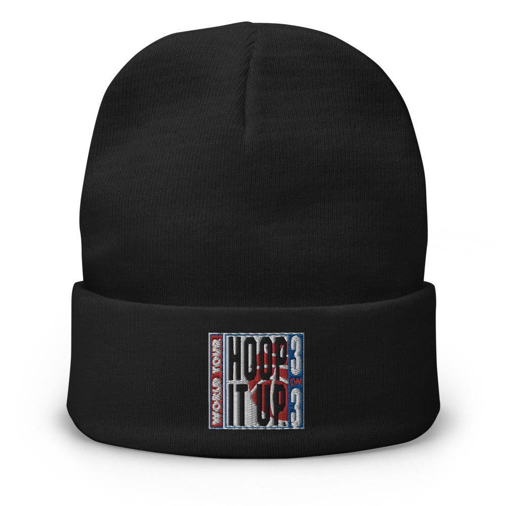 Hoop It Up World Tour Throwback Embroidered Beanie